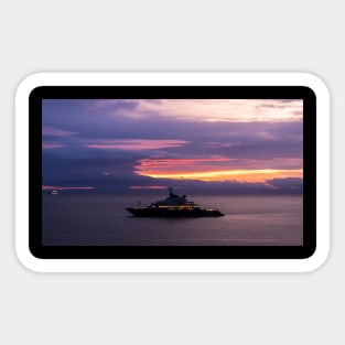 Purple Sunset Sticker